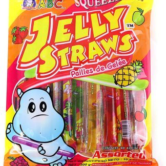 ABC Happy Hippo Jelly Straws 300g