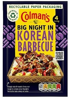 Colmans Big Night In Korean BBQ Mix 30g