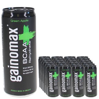 Gainomax Energidryck BCAA Rehydrate Green Apple 24-pack