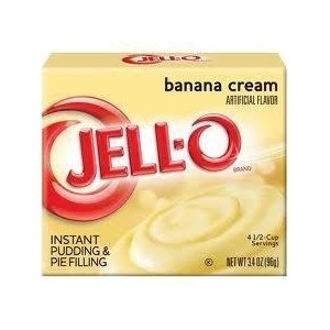 Jello Instant Pudding - Banana Cream 96g