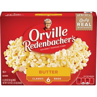 Orville Redenbachers Popcorn Butter 6-Pack 560g