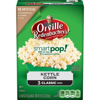 Orville Redenbachers Smart Pop Popcorn Kettle Corn 3-pack