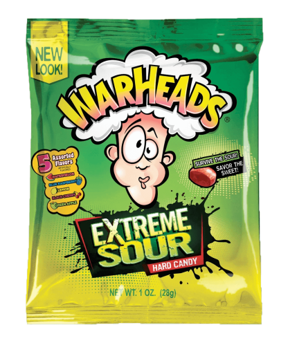 Warheads Extreme Sour Hard Candy 28gram
