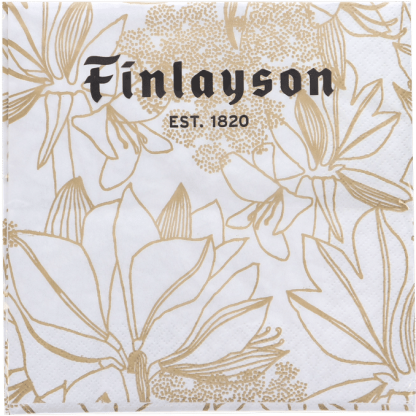 Finlayson 2 x Servetter Ljusa Blommor 20-pack