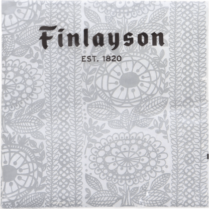 Finlayson 2 x Servetter Vit/Grå 20-pack