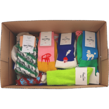 Happy Socks Lurviga Strumpor - 1-pack - stl 41-46 - Överraskningsmönster