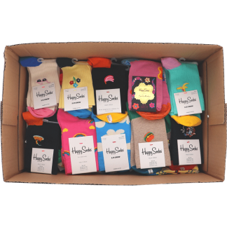 Happy Socks Strumpor Mid - 1-pack - stl 36-40 - Överraskningsmönster