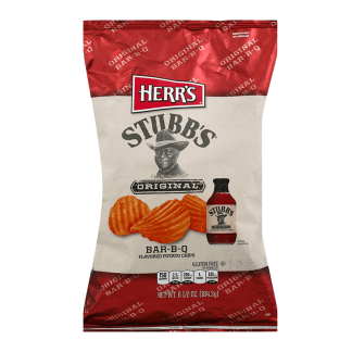 Herrs Stubbs Original Bar-B-Q Potato Chips 184.3g