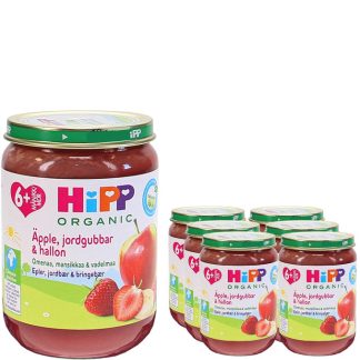 Hipp Barnmat Röda Bär & Äpple 6-pack