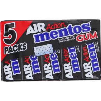 Mentos Gum Action Menthol 5-pack
