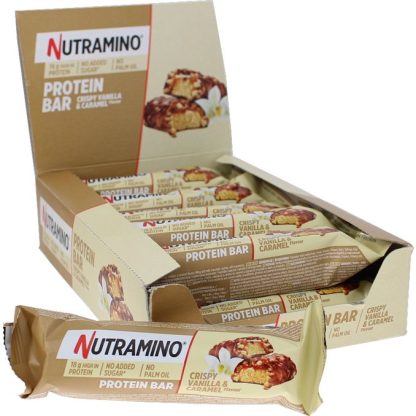 Nutramino Proteinbar Crispy Vanilla & Caramel 12-pack