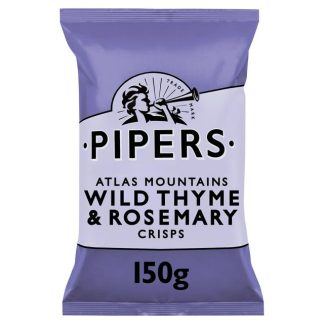 Pipers Crisps Wild Thyme & Rosemary 150g