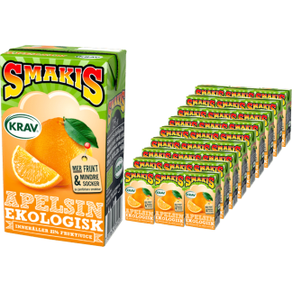 Smakis Apelsin Eko 27-pack