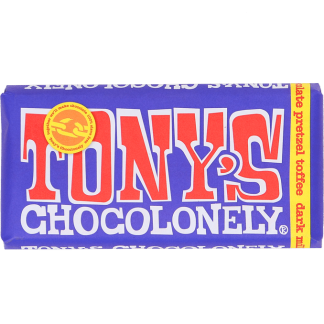 Tony´s Chocolonely 2 x Mörk Choklad Pretzel Toffee