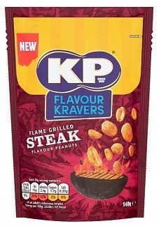 KP Flame Grilled Steak Peanuts 140g