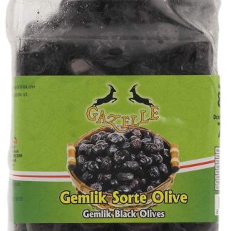 Gasell svarta oliver 850gr.