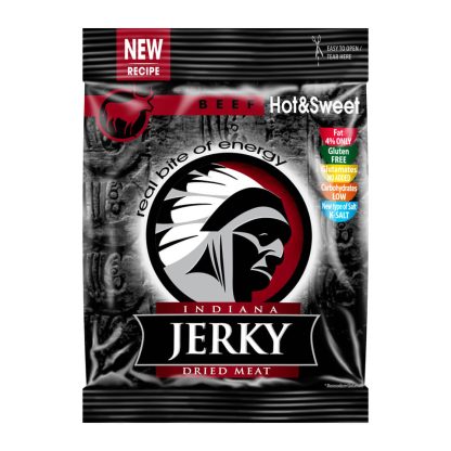 Indiana Beef Jerky Hot and Sweet 25g