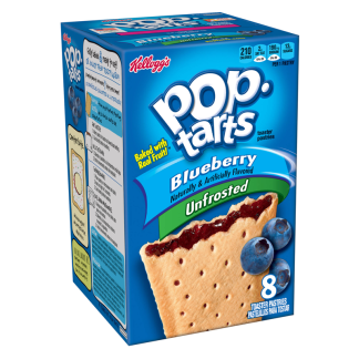 Kellogg's Pop Tarts Blueberry Unfrosted 8-pack