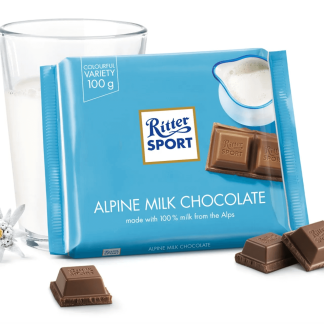 Ritter Sport Alpine Mjölkchoklad 100g
