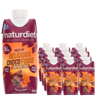 Naturdiet Måltidsersättning Shake Choco Fudge 12-pack