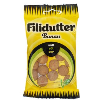 konfekta 3 x Filidutter Lakrits Banan