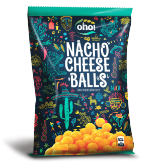 Oho! Nacho Cheese Balls 150g